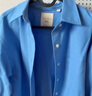 優(yōu)衣庫女裝/男女同款牛津紡箱型襯衫/襯衣合作款25秋冬新款479974 479974/64湖藍色 M 曬單實(shí)拍圖