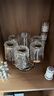 奈赫曼德國Nachtmann進(jìn)口水晶玻璃威士忌洋酒啤酒杯飲料果汁水杯子套裝 6只雕刻威杯380毫升+不銹鋼杯架 曬單實(shí)拍圖