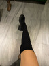 卓詩(shī)尼過(guò)膝長(cháng)靴2025新款絕美女靴御姐高筒長(cháng)筒靴秋冬彈力長(cháng)靴 黑色 37 曬單實(shí)拍圖