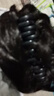 慵懶盤(pán)發(fā)包抓夾花苞丸子頭自然蓬松發(fā)包后腦飽增發(fā)假頭發(fā)抓夾發(fā)圈 貴氣千金發(fā)包【棕黑色】 曬單實(shí)拍圖