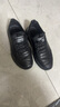 奧康（Aokang）跑步男士商務(wù)休閑運動(dòng)皮鞋男黑色40碼 曬單實(shí)拍圖
