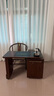格雅木語(yǔ)黑胡桃實(shí)木茶桌一體可旋轉小茶臺新中式創(chuàng  )意功夫茶幾可移動(dòng)茶水柜 茶桌+圍椅（含軟包） 曬單實(shí)拍圖