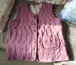 俞兆林中老年馬甲女奶奶開(kāi)衫羊毛加絨加厚馬夾坎肩媽媽保暖背心棉襖秋冬 曬單實(shí)拍圖