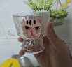 普諾爾精致高腳玻璃品茗杯情侶茶杯主人杯創(chuàng  )意女士個(gè)性杯子高顏值咖啡杯 高足粉色貓咪杯 曬單實(shí)拍圖
