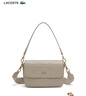 LACOSTE法國鱷魚(yú)女士25春夏新款時(shí)尚潮流通勤手提斜挎包|NF4712MH Q47/淺棕色 曬單實(shí)拍圖