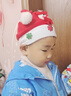 JCZS圣誕帽幼兒園兒童禮物小禮品圣誕帽子成人男女圣誕節裝飾品 普通無(wú)圖案款（兒童款）5件 曬單實(shí)拍圖