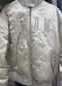 MEDM BLACK黑線(xiàn)超高充絨量星星尼龍MA1保暖90鴨絨羽絨服休閑外套 白色 S 曬單實(shí)拍圖