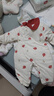嬰兒連體衣120克加棉寶寶夾棉秋冬外出哈衣保暖加厚棉衣爬服兒童 粉色圍領(lǐng)天鵝兔寶120克棉連體 73cm 曬單實(shí)拍圖