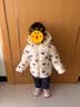 H&M【迪士尼系列】童裝男嬰女嬰棉服冬季新款洋氣冬裝棉襖1232174 白色/米菲兔 100 100/56 曬單實拍圖