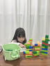 RICH YOUR HOME德國品質(zhì)積木大顆粒積木兒童拼裝玩具寶寶男女孩子0到3歲 收納桶308件套大顆粒積木 曬單實(shí)拍圖
