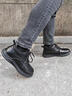 七匹狼男鞋真皮休閑皮棉鞋2025冬季加絨保暖棉鞋頭層牛皮防滑厚底運動(dòng)鞋 黑色 （冬季加絨款） 42 皮鞋碼（偏大1碼請買(mǎi)小一碼） 曬單實(shí)拍圖