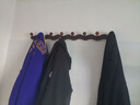 澳洺源實(shí)木掛衣鉤進(jìn)門(mén)玄關(guān)入戶(hù)門(mén)創(chuàng  )意衣服衣帽掛鉤免打孔掛衣架墻上壁掛 8鉤 曬單實(shí)拍圖