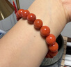 石玥珠寶收藏級10-11mm涼山南紅瑪瑙手串轉運珠手鏈男女士款 水晶瑪瑙 曬單實(shí)拍圖