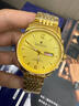 原裝正品手表男士全自動(dòng)機械表防水夜光時(shí)尚流行超薄商務(wù)男士手表 全金金面-加強升級版【送原裝皮帶】 41mm 曬單實(shí)拍圖