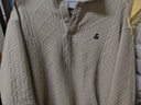 杰克·瓊斯（JACK&JONES）男裝25年秋冬季衛衣男肌理提花寬松長(cháng)袖拉鏈半高領(lǐng)套頭休閑打底衫 070月光灰 POLO領(lǐng) M （175） 曬單實(shí)拍圖