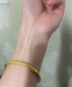 老鳳祥黃金手鐲女足金卷草紋手鐲純金手飾生日情人節新年禮物送女友老婆 足金手鐲金重約10g【經(jīng)典品牌禮盒】 #54圈口 曬單實(shí)拍圖
