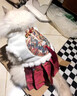 阿莫爾狗狗衣服秋冬款保暖新年公主裙泰迪比熊博美小型犬寵物貓咪唐裝 瀨毛公主裙 S 曬單實(shí)拍圖