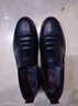 蜻蜓牌正品真皮男士皮鞋新款商務(wù)休閑牛皮爸爸鞋韓版正裝軟底耐磨軟皮鞋 黑色 42 曬單實(shí)拍圖