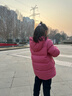 左西童裝兒童羽絨服2025新款女童冬季保暖抗寒白鴨絨連帽面包服冬 粉色【高充絨抗菌絨】 無(wú)LOGO 150 【常規款153g丨中長(cháng)款178g】 曬單實(shí)拍圖