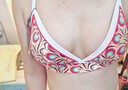 安莉芳（Embry Form）安莉芳女士印花三角杯分體泳裝性感比基尼溫泉泳衣兩件套ES00102 花色FLW M 曬單實(shí)拍圖