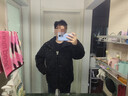 卡賓90鴨絨羽絨服24秋冬時(shí)尚肌理外套保暖潮流 煤黑色01 50  曬單實(shí)拍圖