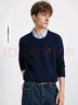 Navigare意大利小帆船假兩件針織衫男款春秋季長(cháng)袖襯衫領(lǐng)毛衣休閑款上衣 海軍藍 2XL 曬單實(shí)拍圖