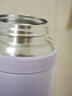 膳魔師（THERMOS）大容量高真空熱水瓶不銹鋼戶(hù)外旅行露營(yíng)運動(dòng)水壺便攜保溫瓶TCOY 淺薰紫 1L 曬單實(shí)拍圖