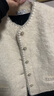 百圖betu女裝秋冬新款短外套絨感小香風(fēng)毛呢顆粒外套女2310T64 米白 M 曬單實(shí)拍圖