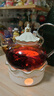 那些時(shí)光花茶壺 蠟燭加熱水果茶壺套裝 耐熱玻璃下午茶花果茶壺 夢(mèng)里天鵝湖(壺+底座)無(wú)茶隔-簡(jiǎn) 曬單實(shí)拍圖
