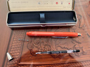 施耐德（Schneider）中性筆按動(dòng)簽字筆學(xué)生考試辦公日用德國進(jìn)口水筆0.5mm黑芯典雅熱力橙色筆桿108606 曬單實(shí)拍圖