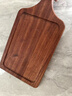 烏檀木實(shí)木牛排餐盤(pán)披薩盤(pán)木質(zhì)托盤(pán)長(cháng)方形菜板切面包板砧板 烏檀木整木【36*18*2cm】凹槽款 曬單實(shí)拍圖