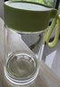 富光清然玻璃杯 高硼硅玻璃水杯子 女生便攜牛奶咖啡刻度茶杯330ml 曬單實(shí)拍圖