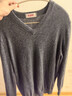 恒源祥100%山羊絨衫男士V領(lǐng)毛衣純色保暖上衣15213676  中灰 175/92A  曬單實(shí)拍圖