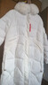 皮爾卡丹（pierre cardin）2025新款中長(cháng)款過(guò)膝冬季韓版加厚大l碼羽絨服外套 米白色 3XL 130斤-145斤 曬單實(shí)拍圖