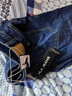 HLA海瀾之家旗下黑鯨寬松窄腳牛仔九分褲男年夏季小直腳褲男 曬單實(shí)拍圖