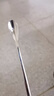 膳大皇（SHDO）德國316不銹鋼長(cháng)柄勺子奶粉攪拌棒咖啡勺攪拌勺加長(cháng)柄小勺牛奶勺 科隆316L【長(cháng)款19.5*1.5cm】2支 曬單實(shí)拍圖