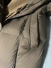 艾萊依泡芙感羽絨服女長(cháng)款連帽防風(fēng)保暖大衣時(shí)尚鴨絨外套 灰褐色S 曬單實(shí)拍圖