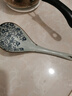 和風(fēng)四季釉下彩廚具個(gè)性創(chuàng  )意日式餐具手繪陶瓷勺調羹勺子小飯勺大湯勺湯匙 青花加大號瓷勺(22*7.5cm)單個(gè) 曬單實(shí)拍圖