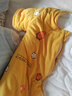 婧麒睡袋嬰兒春秋睡袋一體式防踢被嬰幼新生兒童寶寶保暖防寒 蘿卜黃色【冬季加厚】 XL碼【推薦身高105_125cm】 曬單實(shí)拍圖