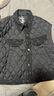 坦博爾（Tanboer）小香風(fēng)羽絨馬甲女短款百搭女士馬夾背心TD236052 黑色 165  曬單實(shí)拍圖