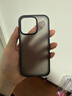 猩球衛士保護殼適用Apple/蘋(píng)果iPhone16Pro護甲手機殼高級感全包軟邊防摔硅膠套磨砂透明膚感簡(jiǎn)約外殼黑 曬單實(shí)拍圖