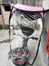 鋒淇星電動(dòng)車(chē)雨棚蓬可拆卸遮陽(yáng)傘電瓶車(chē)雨傘擋風(fēng)罩防雨車(chē)棚防曬罩遮雨棚 冰粉草莓【拉鏈開(kāi)窗】軟簾簡(jiǎn)易款 車(chē)子【有后視鏡】借助鏡子直接安裝 曬單實(shí)拍圖