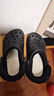 卡駱馳（CROCS）秋冬新品休閑鞋秋冬洞洞鞋貝雅暖絨暖棉|206633 黑/黑-060 (建議買(mǎi)大一碼) 37 /38(230mm) 曬單實(shí)拍圖