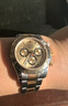 勞力士宇宙計型迪通拿 自動(dòng)機械機芯 100米防水 40mm 男表 瑞表 金色 曬單實(shí)拍圖