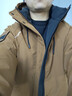 JEEP吉普羽絨服男冬季短款連帽保暖外套男士休閑夾克衣服男裝 棕色2XL 曬單實(shí)拍圖