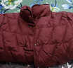 俞兆林（YUZHAOLIN）中年媽媽裝時(shí)尚短款羽絨棉服2025新款中老年女士冬季棉衣外套厚 安格拉紅（單件上衣） L  【適合90-110斤】 曬單實(shí)拍圖