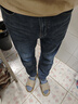 HLA海瀾之家牛仔褲男微彈時(shí)尚錐形九分褲子男夏季 曬單實(shí)拍圖
