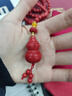天官賜福高含量朱砂項鏈吊墜女款拒聚福葫蘆毛衣鏈8mm 曬單實(shí)拍圖