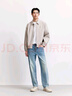 杰克·瓊斯（JACK&JONES） 男裝秋季夾克時(shí)尚潮流翻領(lǐng)略寬松兩側插袋松緊下擺上衣2253P3002 曬單實(shí)拍圖
