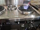 能師傅猛火灶商用飯店廚房灶臺熄火保護燃氣灶商用灶臺設備酒店食堂單雙灶煤氣液化氣天然氣 【標準風(fēng)機款】雙炒帶盆130*80*80厘米 曬單實(shí)拍圖